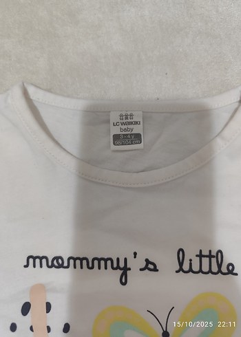 Sarı Baskılı Uzun Kollu Bebek Kız Takımı - Görsel 3