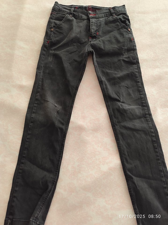 Sarı Kısa Kollu Erkek Keten Gömlek - Görsel 2