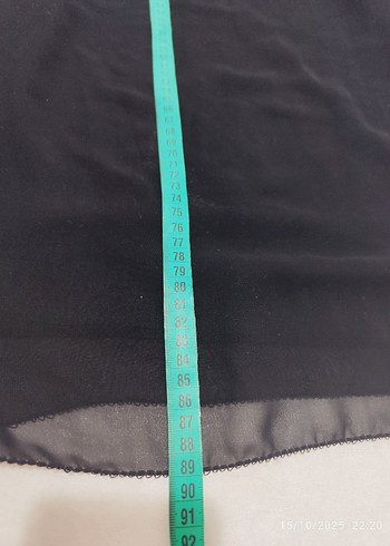 Siyah Fırfırlı Midi Kolsuz Elbise - Görsel 4