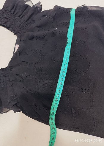 Siyah Fırfırlı Midi Kolsuz Elbise - Görsel 5