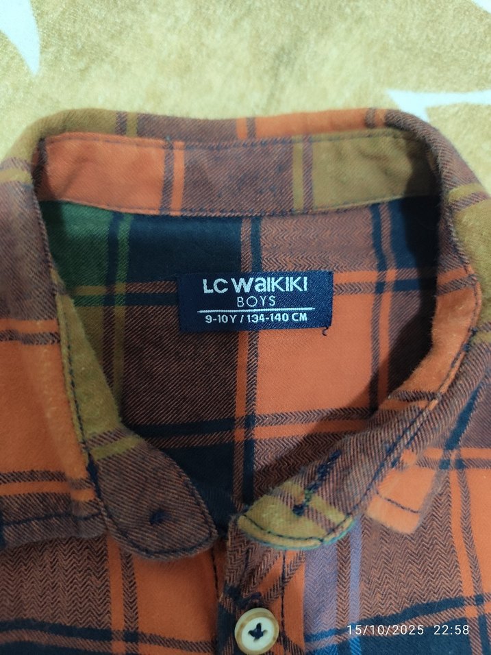 Renkli Düğmeli Uzun Kollu Erkek Gömlek - Görsel 2