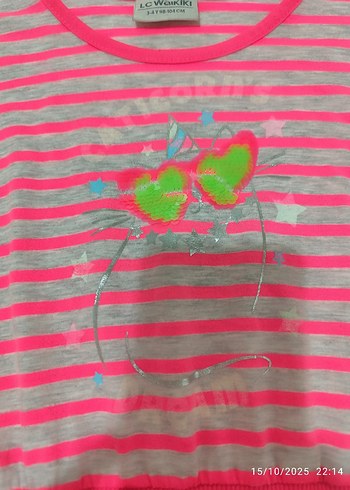 Pembe Kemerli Kız Çocuk Elbise - Görsel 3