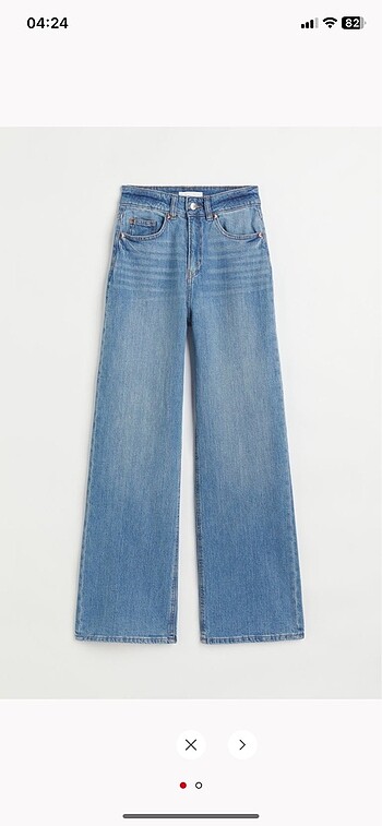H&M wide high jeans
