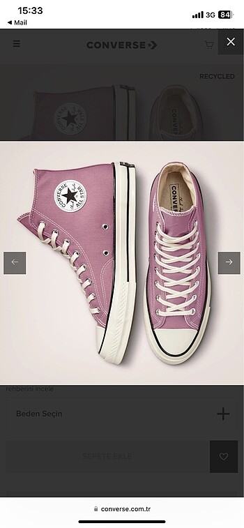 Converse Chuck 70 Recycled Rpet Canvas