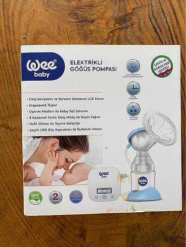 Wee baby elektrikli göğüs pompası