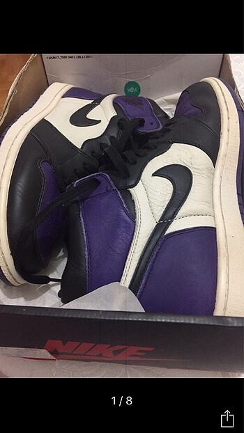 Nike air jordan 1 purple