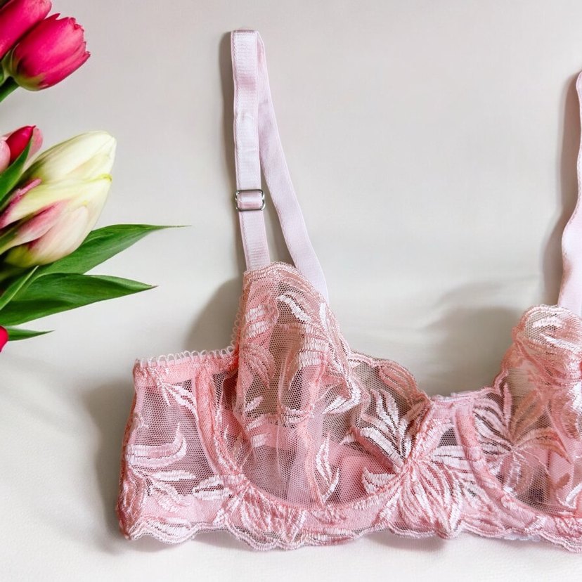 Pembe Nakışlı Bralet Takım - Görsel 5