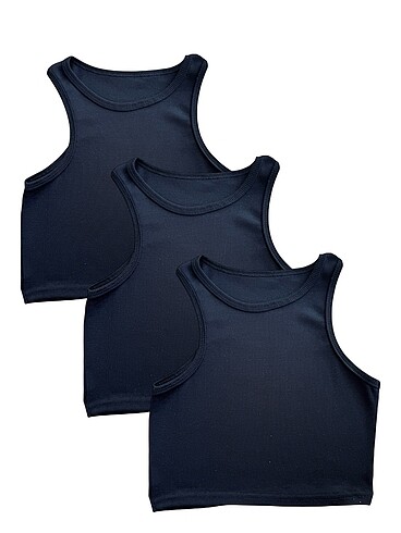 3Lü Fitilli Crop Büstiyer