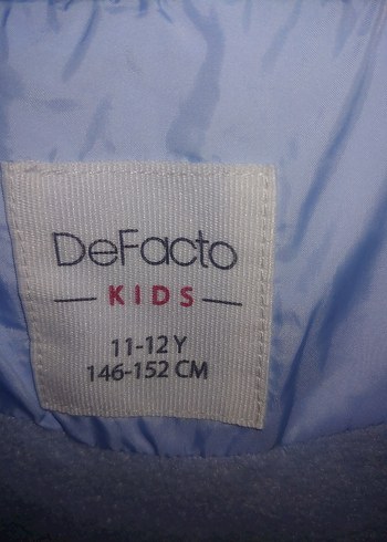 11-12 Yaş Beden mavi Renk Defacto Çocuk Mont