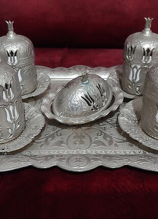 İthal Bakır Fincan Seti