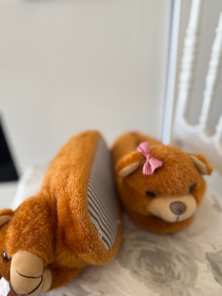 Kadın Kahverengi Ayıcık Ev Terliği - Görsel 3