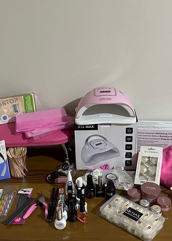 Pembe Profesyonel Manikür Seti - Görsel 2