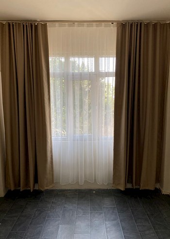 Modern Klasik Bej Perde - Görsel 3