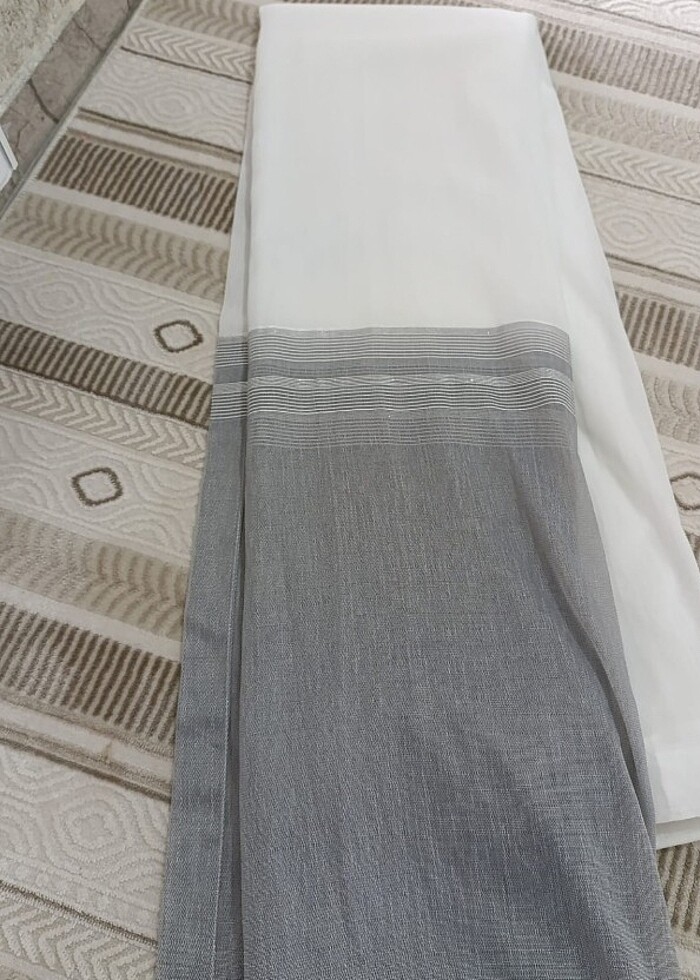 Keten iki renkli tüller - Görsel 2