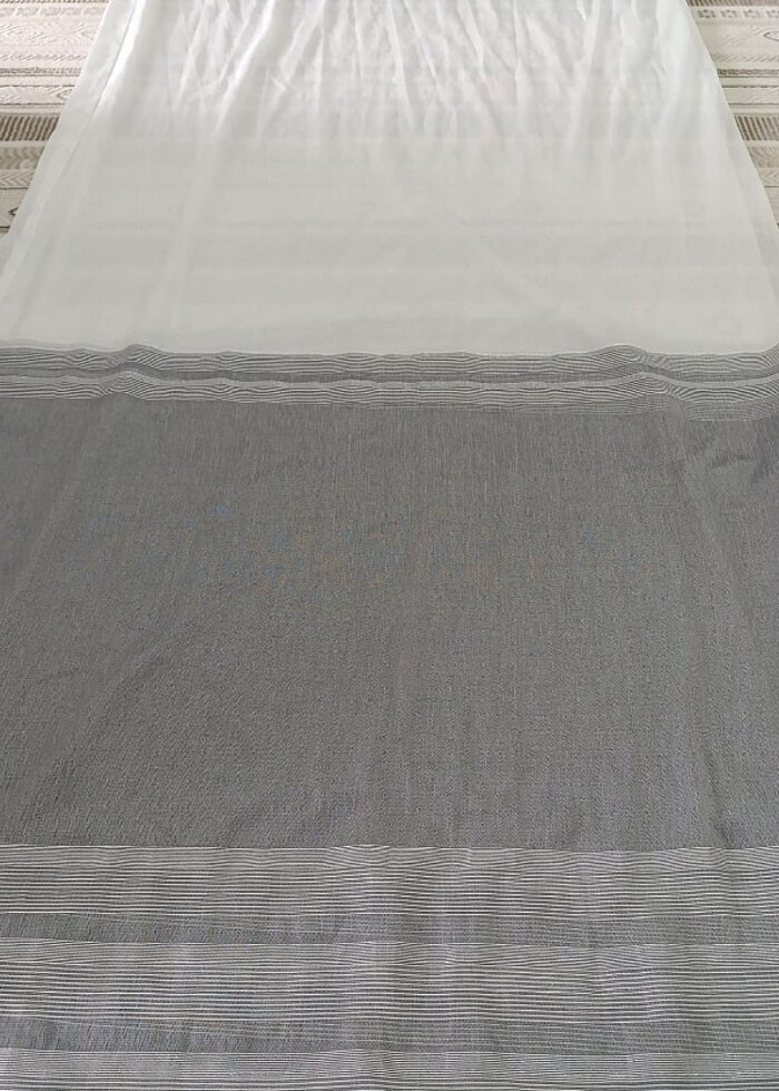 Keten iki renkli tüller - Görsel 3