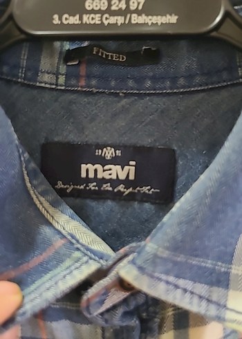 MAVİ Düğmeli Erkek Denim Gömlek - Görsel 5