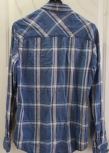 MAVİ Düğmeli Erkek Denim Gömlek - Görsel 4