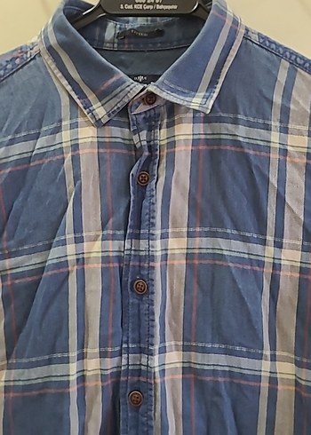 MAVİ Düğmeli Erkek Denim Gömlek - Görsel 2