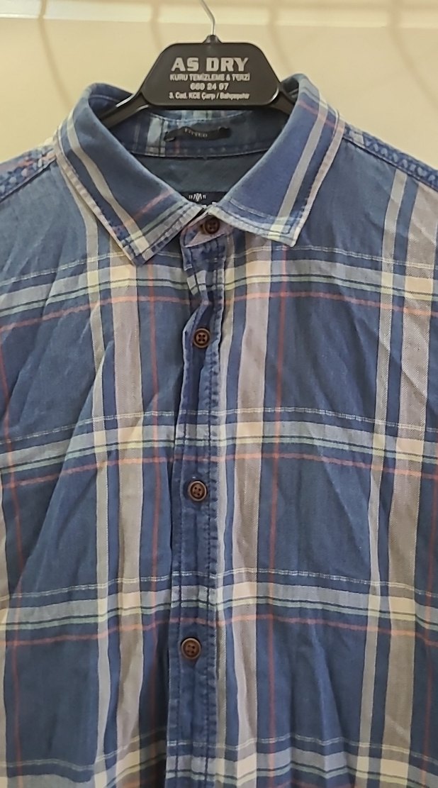 MAVİ Düğmeli Erkek Denim Gömlek - Görsel 2