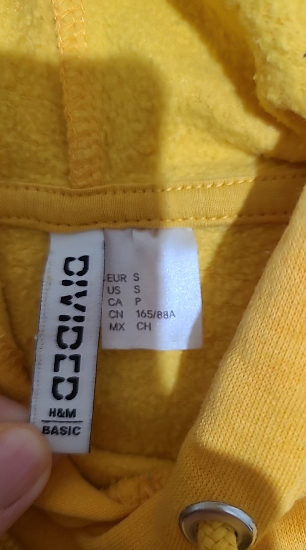 Sarı Kapüşonlu Salaş Sweatshirt - Görsel 4