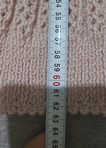 Bej V Yaka Triko Kadın Yelek - Görsel 3