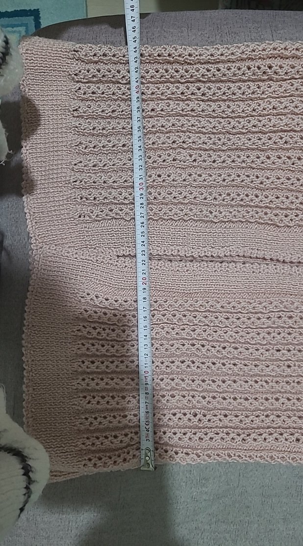 Bej V Yaka Triko Kadın Yelek - Görsel 5