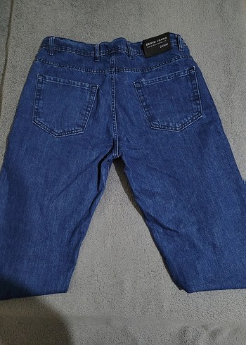 Erkek Lacivert Denim Regular Fit Jean - Görsel 4