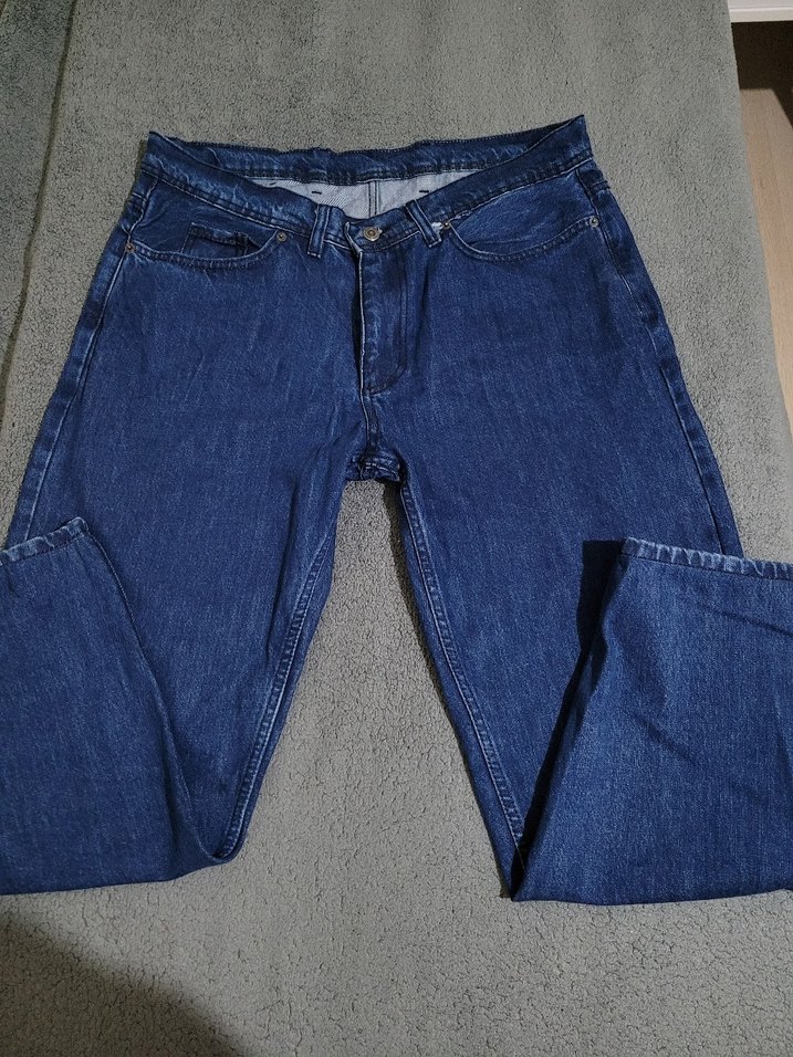 Erkek Lacivert Denim Regular Fit Jean - Görsel 3
