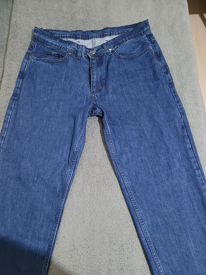 Erkek Lacivert Denim Regular Fit Jean - Görsel 2