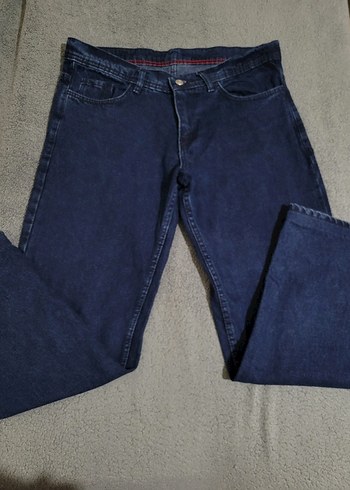 Erkek Lacivert Regular Fit Denim Pantolon - Görsel 2