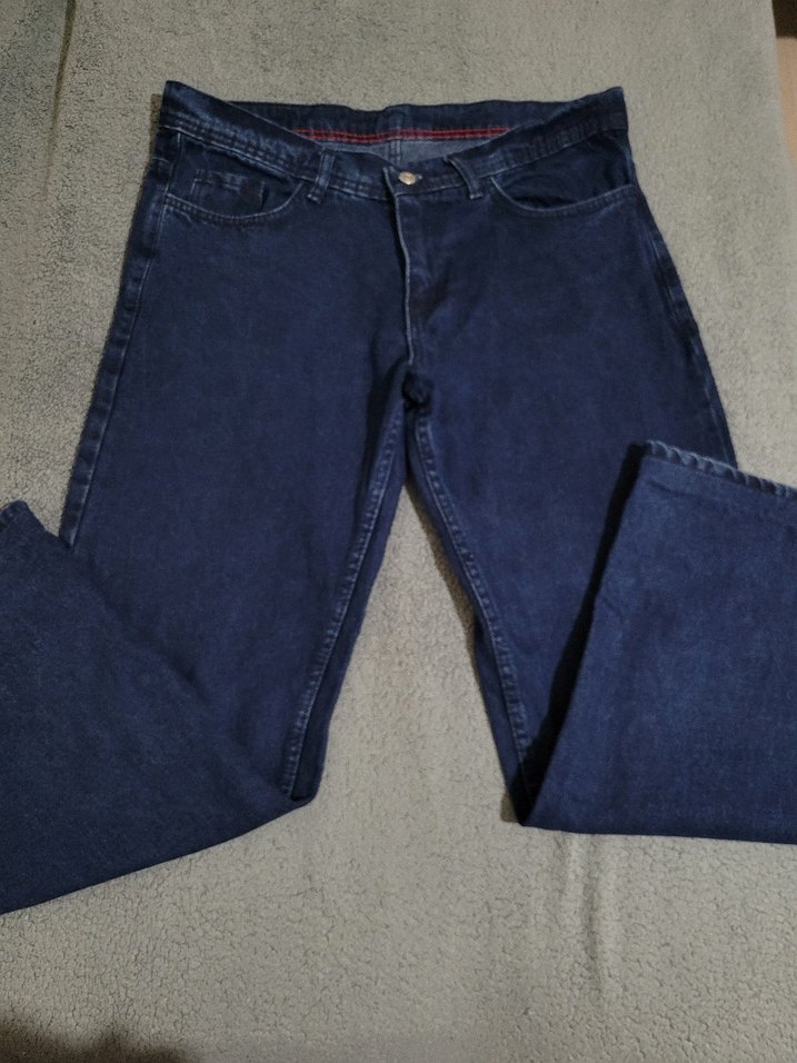 Erkek Lacivert Regular Fit Denim Pantolon - Görsel 2