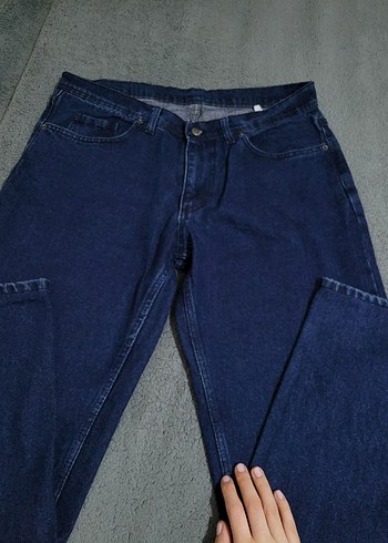 Lacivert Erkek Regular Fit Denim Jean - Görsel 2