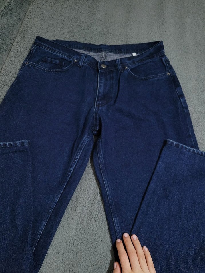 Lacivert Erkek Regular Fit Denim Jean - Görsel 2