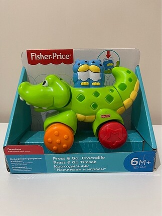 Fisher price bas Çek timsah