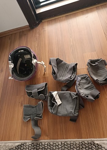 Gri Biker Motokros Dizlik, Cırtlı - Görsel 2