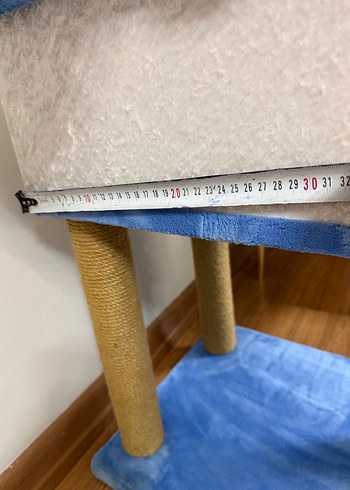 Mavi Renkli Kediler İçin Tırmanma Evi - Görsel 6