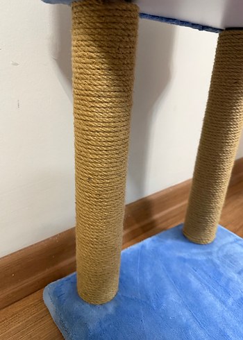 Mavi Renkli Kediler İçin Tırmanma Evi - Görsel 3