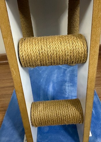 Mavi Renkli Kediler İçin Tırmanma Evi - Görsel 2