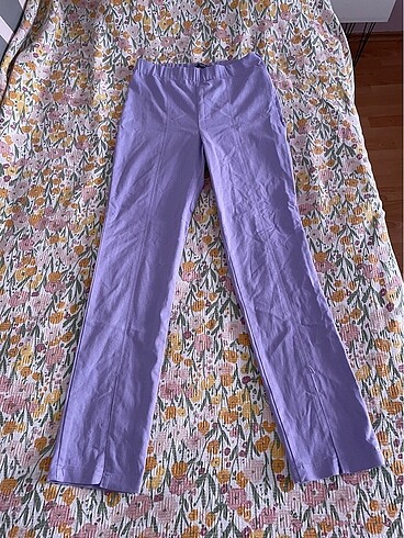 Lila renk pantalon