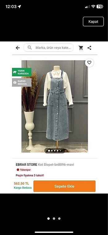Trendyol & Milla Kot elbise