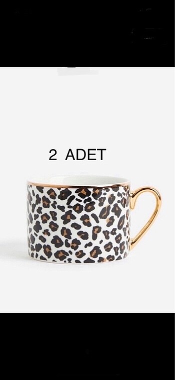 Etiketli 2 kupa