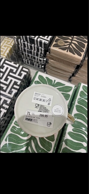 Beden H&M (tam gold kulp)1 etiketli büyük fincan