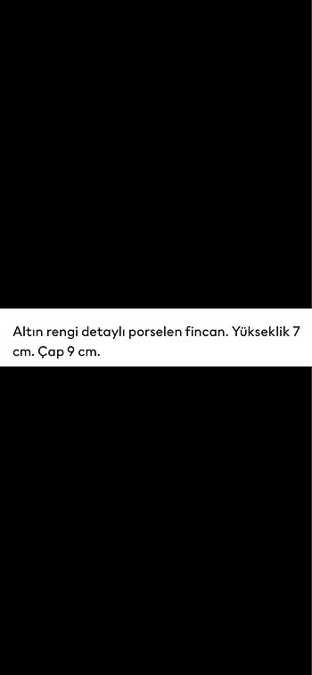  Beden H&M siyah 1 etiketli sıfır büyük kupa