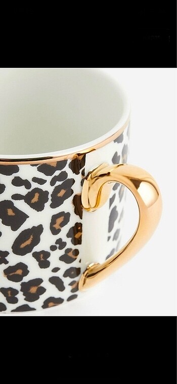 H&M Home H&M (tam gold kulp)1 etiketli büyük kupa