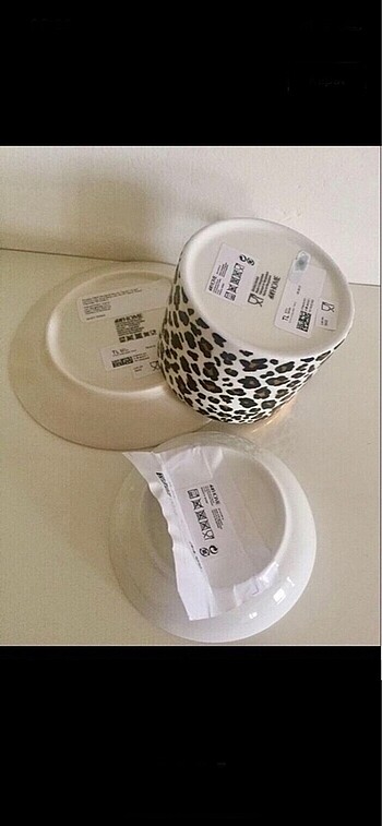  Beden altın Renk H&M 1 adet etiketli küçük tabak,10 cm.