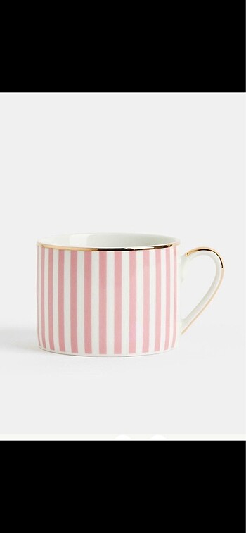 1 adet pembe H&M sıfır etiketli kupa