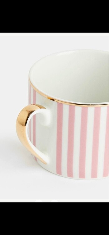 H&M Home 1 adet pembe H&M sıfır etiketli kupa