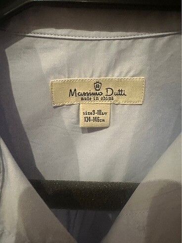 10 Yaş Beden mavi Renk Massimo Dutti kız çocuk gömlek