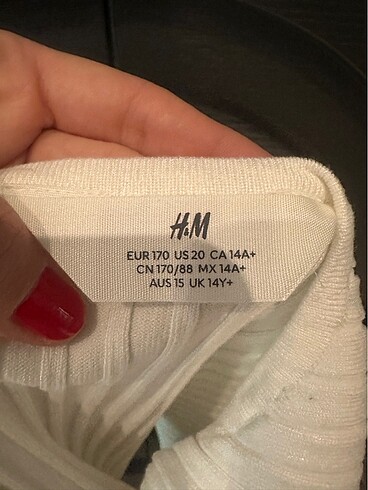 H&M H&M TRİKO KOLSUZ TOP