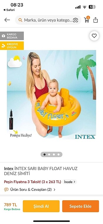 Beden Renk Bebek simiti